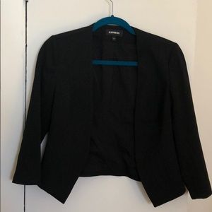 No button blazer